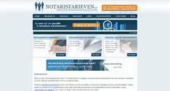 Desktop Screenshot of notaristarieven.nl