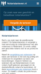 Mobile Screenshot of notaristarieven.nl